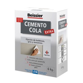 CEMENTO COLA PORCELANICO C1 EXTRA BLANCO