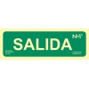 SEÑAL SALIDA PVC CLASE B - 105X300MM
