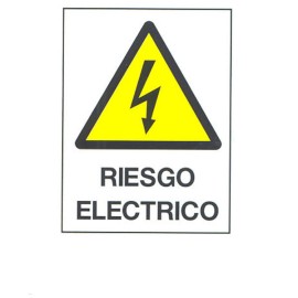 SEÑAL FIJA PVC RIESGO ELECTRIC