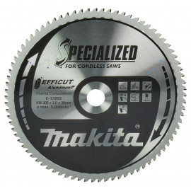 E-13253 Disco sierra circular , Efficut T.C.T, 305 x 30 mm, 81T