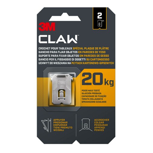 CUELGACUADRO S/CLAVO PLADUR 2 PZS - 20 KG