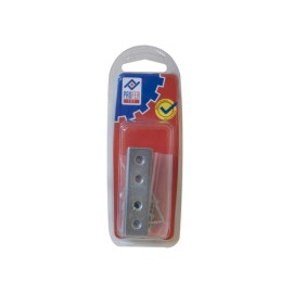 PLACA RECTA UNION ZN BL.4 PZS - 60X15 MM