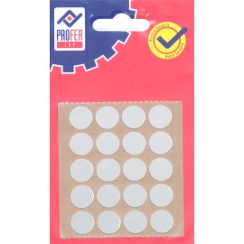 TAPON ADHESIVO GRIS BL 20 PZ - 13 MM