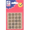 TAPON ADHESIVO NOGAL BL 20 PZ - 13 MM