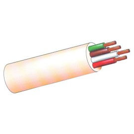 CABLE MANGUERA BLANCA 100MT - 4X1,5 MM
