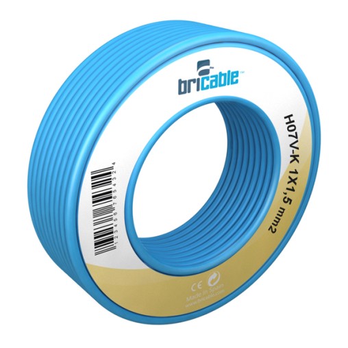 CABLE LINEA FLEXIBLE AZUL H07V-K R/10M - 1,5