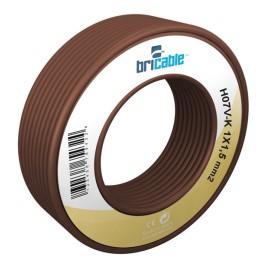 CABLE LINEA FLEXIBLE MARRON H07V-K R/10M - 2,5