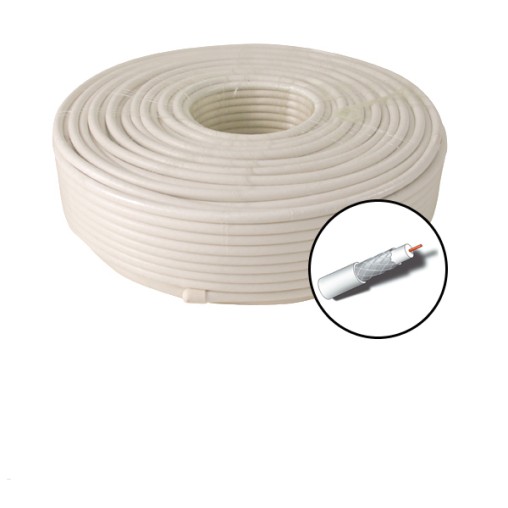CABLE COAXIAL CU+AL CARRETE - 100 M