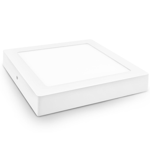 DOWNLIGHT LED SUPERF. CUADR.BLCO 1800Lm 6400K - 18 W