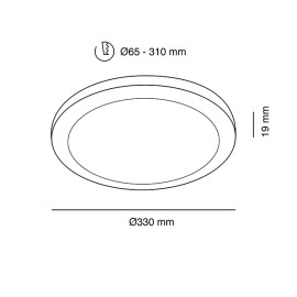 DOWNLIGHT LED AJUSTABLE CCT 2520 LM