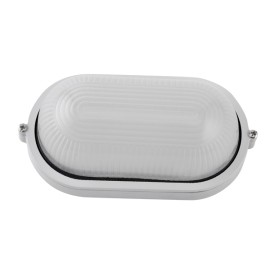 APLIQUE PARED OVAL BCO - 40W E27