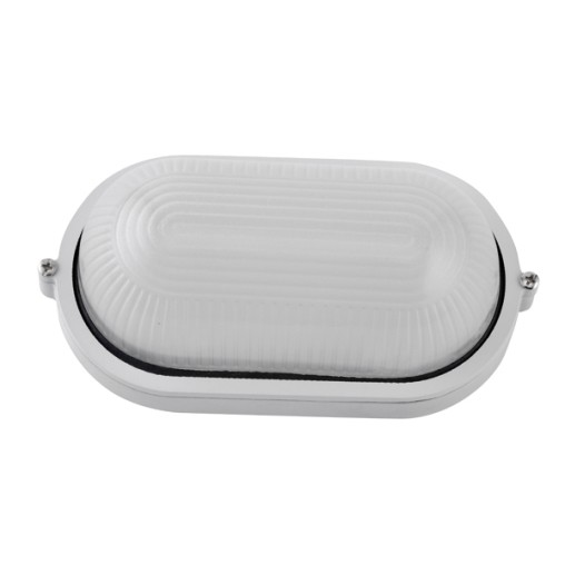 APLIQUE PARED OVAL BCO - 40W E27