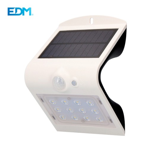 APLIQUE LED SOLAR 220 lm SENSOR PRESENCIA BCO - 1,5 W