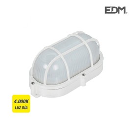 APLIQUE EXTERIOR LED 810 lm OVAL REJILLA 4000K - 9 W