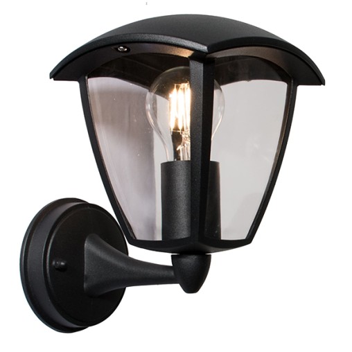 APLIQUE EXTERIOR ASCENDENTE NEGRO IP44 - 25 W