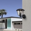 APLIQUE EXTERIOR ASCENDENTE NEGRO IP44 - 25 W