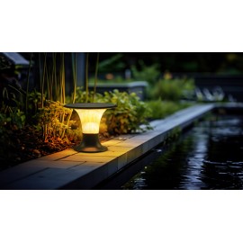 APLIQUE LED SOLAR 2000Lm SENSOR CREPUSCULAR - 2000LM