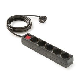 BASE MULTIPLE 5TOMAS TT NEGRO C/INTER - 1,5 M
