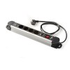 BASE MULTIPLE 6T +2USB ALUMINI