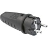 CLAVIJA IND GOMA-PVC TT 16A IP44 NEG - 4,8 MM