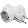 CLAVIJA ADAPTADOR TRIP TT LAT C/PROTEC INF 16A BL - 4,8 MM