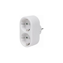 CLAVIJA ADAPTADOR DOB SCHUKO TT FRONT 16A BL