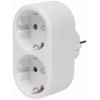 CLAVIJA ADAPTADOR DOB SCHUKO TT FRONT 16A BL