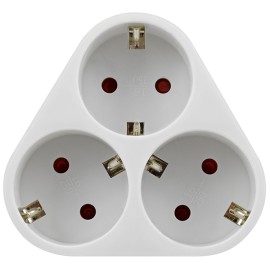 CLAVIJA ADAPTADOR TRIP SCHUKO TRIANG 16A BL - 4,8 MM