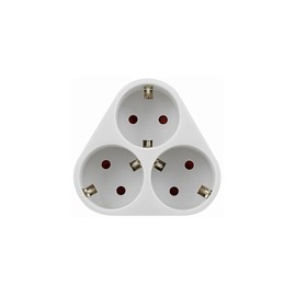 CLAVIJA ADAPTADOR TRIP SCHUKO TRIANG 16A BL - 4,8 MM