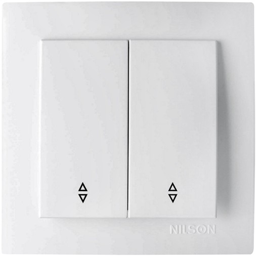 CONMUTADOR DOBLE EMPOTRAR BLANCO - 10 A