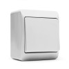 CONMUTADOR SUPERFICIE BLANCO ESTANCO IP54 - 10 A