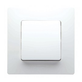 CONMUTADOR EMPOTRAR BLANCO - 10 A
