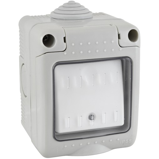 PULSADOR SUPERFICIE ESTANCO - 10 A