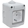BASE SUPERFICIE ESTANCO SCHUKO CON TT - 16 A