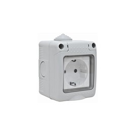 BASE SUPERFICIE ESTANCO SCHUKO CON TT - 16 A