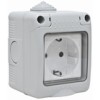 BASE SUPERFICIE ESTANCO SCHUKO CON TT - 16 A