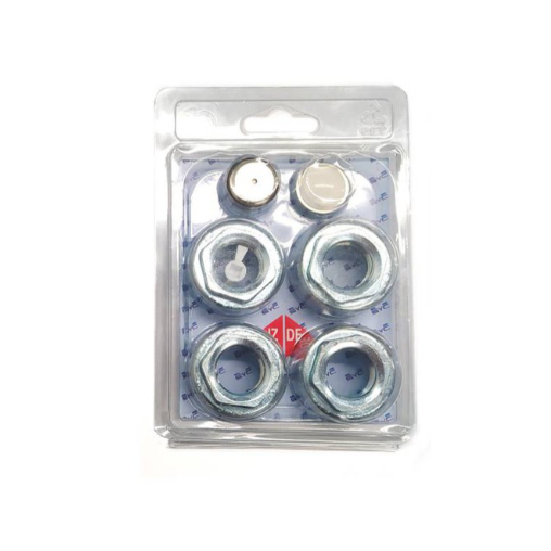 KIT UNIVERSAL TAPONES 42X1/2" ZINCADO