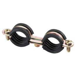 ABRAZADERA ISOFONICA DOBLE M6 18MM