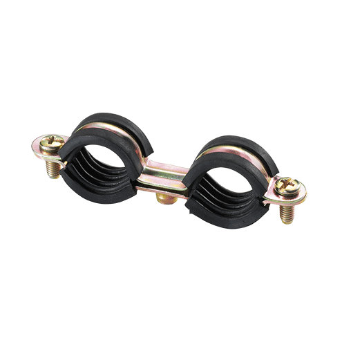 ABRAZADERA ISOFONICA DOBLE M6 18MM