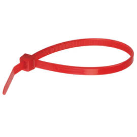 BRIDA NYLON 3,6X140 ROJO