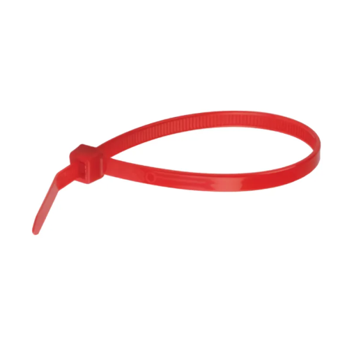 BRIDA NYLON 3,6X140 ROJO