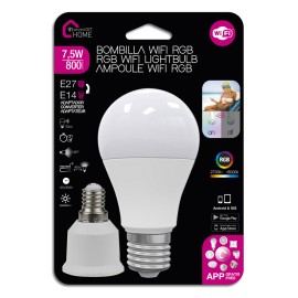LAMPARA LED WIFI E27 RGB