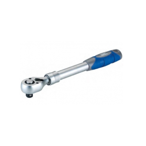 CARRACA DE 3/8" CON MANGO EXTENSIBLE (72 DTES)