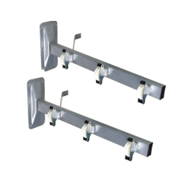 TENDEDOR PARED INOX C/POLEAS 46CM