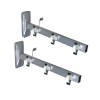 TENDEDOR PARED INOX C/POLEAS 46CM