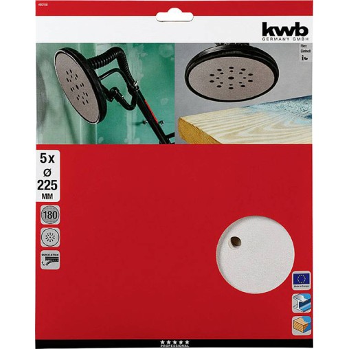 DISCO LIJADORA PARED PQ 5 G180 - 225 MM