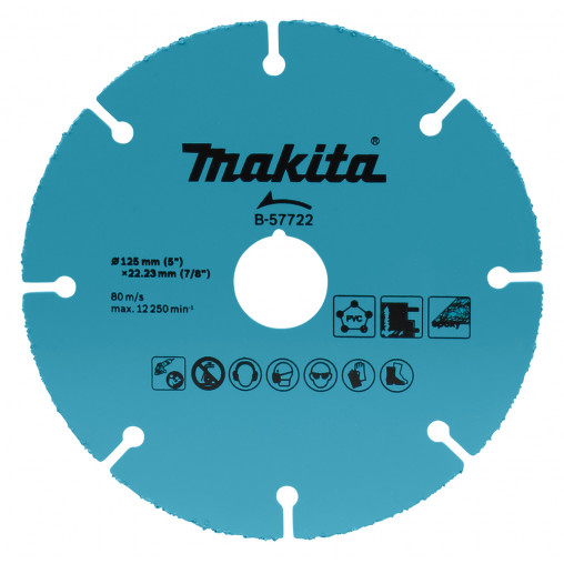 B-57722 Disco de Carburo de Tungsteno 125 mm