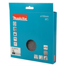 D-78710 Discoo de lija 150MM A80 10P