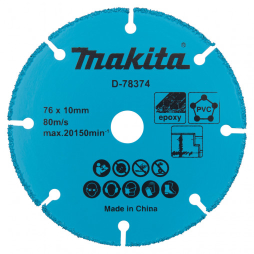 D-78374 Disco de corte PVC 76 x 1,75 mm