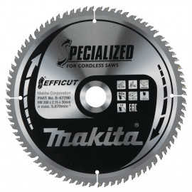B-67290 Disco de sierra circular, Efficut T.C.T, 260 x 30 mm, 80 D